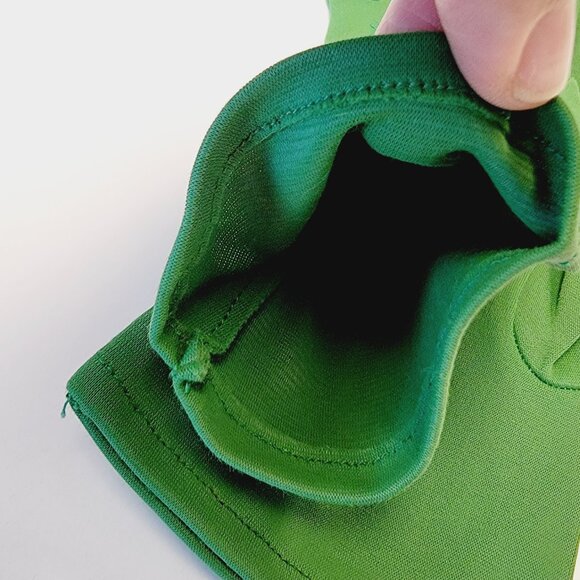 NOS Vintage Circa 1950s Nylon Gloves NEW Size 7.5 - Picture 4 of 5